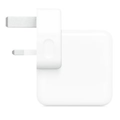 Apple USB-C-Netzteil 30W – Typ G – Stecker für Großbritannien – Weiß