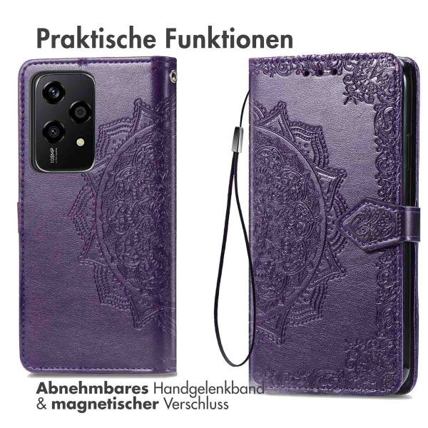 imoshion Mandala Klapphülle Honor 200 Lite - Violett