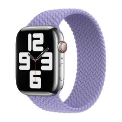 Apple Geflochtenes Solo Loop für das  Apple Watch | 44/45/46/49 mm - Größe 12 - Lavender