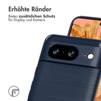 imoshion Brushed Back Cover Google Pixel 8 - Dunkelblau