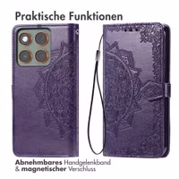imoshion Mandala Klapphülle Motorola Edge 70 - Violett