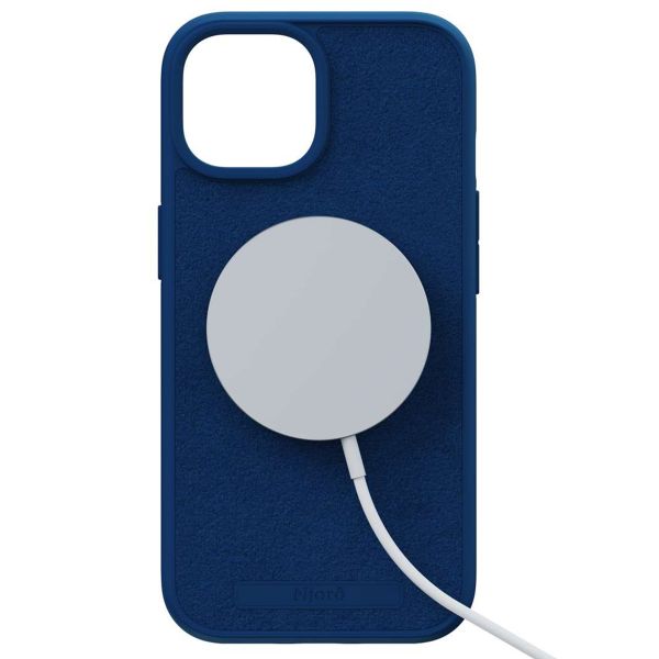 Njorð Collections Wildleder Comfort+ Case MagSafe für das iPhone 15 - Blue