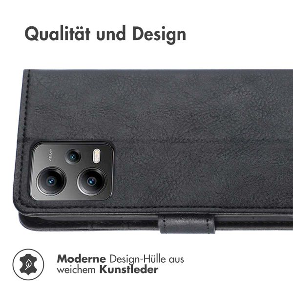 imoshion Luxuriöse Klapphülle Xiaomi Poco X5 5G - Schwarz