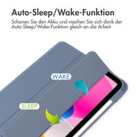 imoshion Trifold Hardcase Klapphülle Apple iPad 11 (2025) 11 Zoll A16 / iPad 10 (2022) 10.9 Zoll - Violett