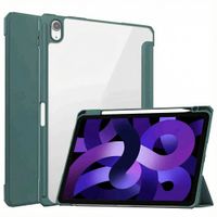 imoshion Trifold Hardcase Klapphülle Apple iPad Air 11 Zoll (2025) M3 / (2024) M2 / Air 5 (2022) / Air 4 (2020) - Grün