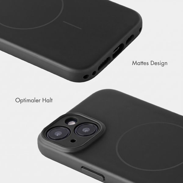 Accezz Grip Backcover mit MagSafe Apple iPhone 14 - Schwarz