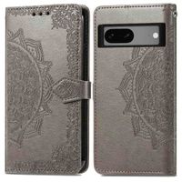 imoshion Mandala Klapphülle Google Pixel 7a - Grau