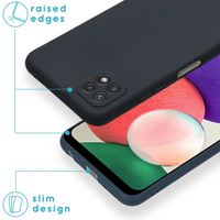 imoshion Color TPU Hülle für das Samsung Galaxy A22 (5G) - Dunkelblau