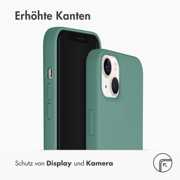 Accezz Liquid Silikoncase mit MagSafe für das iPhone 13 - Grün