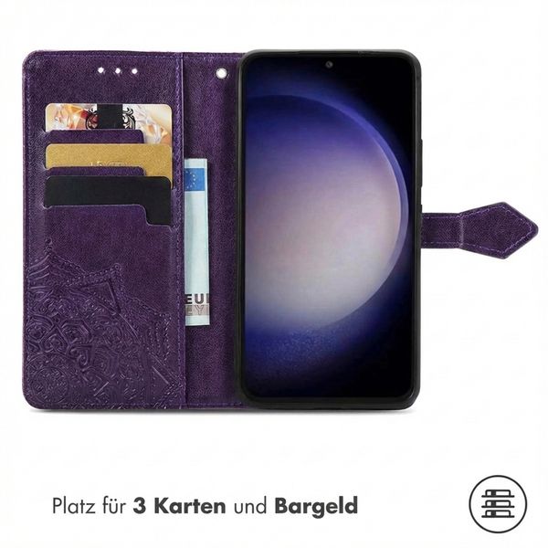 imoshion Mandala Klapphülle Samsung Galaxy S23 FE - Violett