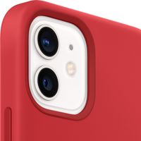 Apple Silikon-Case MagSafe iPhone 12 Mini - Red