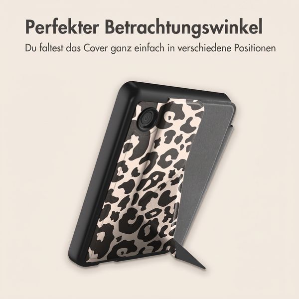 imoshion Design Klappbare Klapphülle Kobo Clara Colour / BW - Leopard