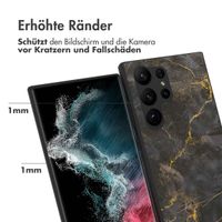imoshion Design Hülle Samsung Galaxy S23 Ultra - Black Marble