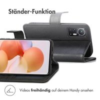 imoshion Luxuriöse Klapphülle Xiaomi 12 / 12X - Schwarz