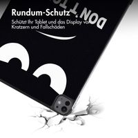 imoshion Design Trifold Klaphülle Apple iPad Pro 13 (2024) M4 - Don't touch