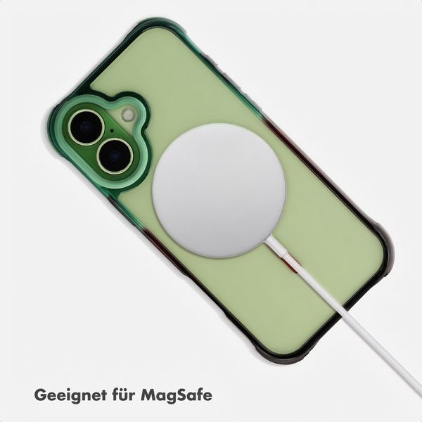 Selencia Gradient MagSafe Back Cover Apple iPhone 17 - Grün / Braun