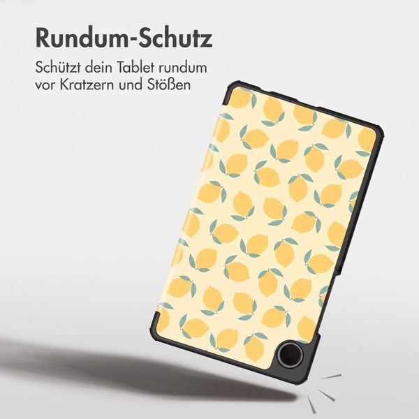 imoshion Design Trifold Klaphülle Samsung Galaxy Tab A11 Plus / A9 Plus - Citrus Dream