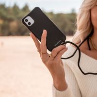 imoshion Color Backcover mit abtrennbarem Band Apple iPhone 12 Pro Max - Schwarz