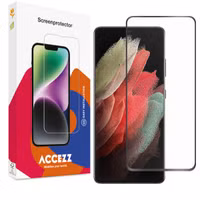 Accezz Full Cover Screen Protector aus gehärtetem Glas Samsung Galaxy S21 Ultra