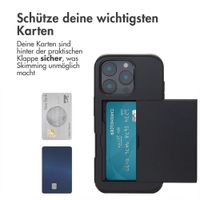 imoshion Backcover mit Kartenfach Apple iPhone 16 Pro - Schwarz