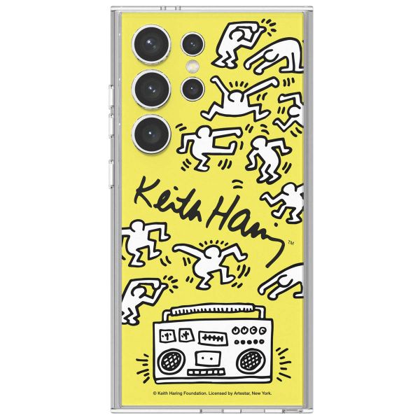 Samsung Original Keith Haring Dance Plate für das Galaxy S24 Ultra - Yellow