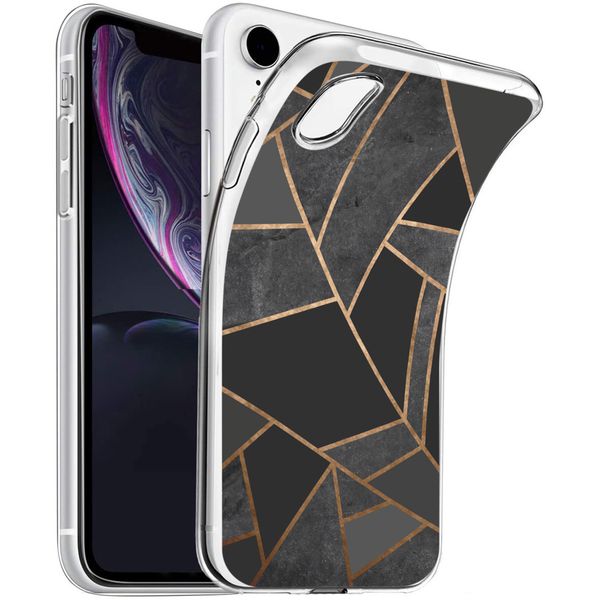 imoshion Design Hülle für das iPhone Xr - Black Graphic