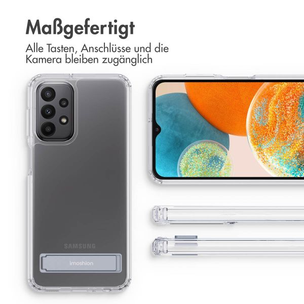 imoshion ﻿Back Cover mit Ständer für das Samsung Galaxy A23 (5G) - Transparent