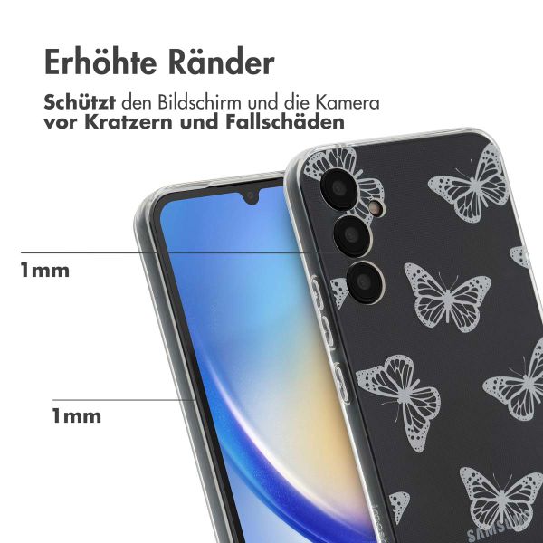 imoshion Design Hülle für das Samsung Galaxy A34 (5G) - Butterfly