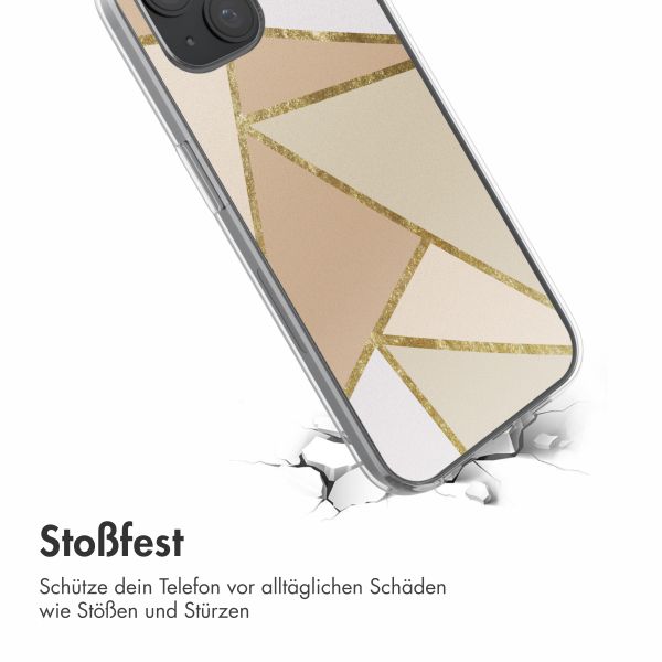 imoshion  Design Hülle für das iPhone 15 - Graphic Beige