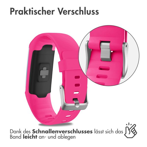imoshion Silikonband für das  Polar A360 / A370 - Magenta