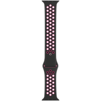 Apple Nike Sport Armband für  Apple Watch | 38/40/41/42 mm - Größe S/M/L - Black / Pink Blast