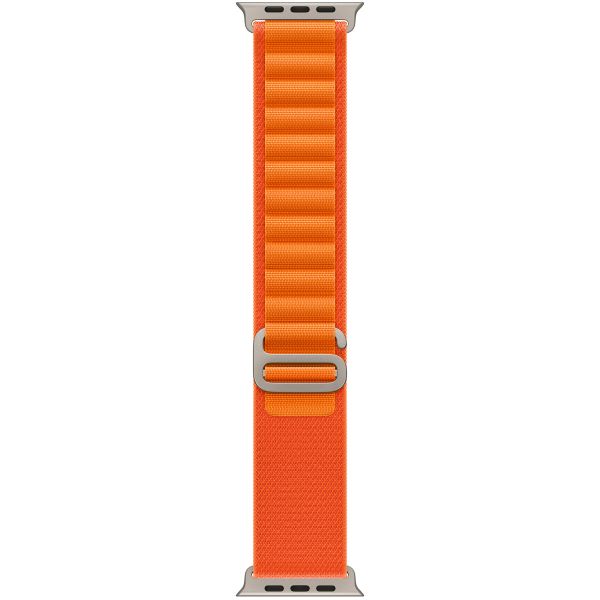 Apple Alpine Loop Band für die Apple Watch Series 1-10 / SE / Ultra (2) - 42/44/45/46/49 mm - Größe S - Orange