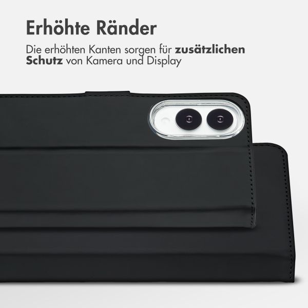 Accezz Wallet TPU Klapphülle Samsung Galaxy S25 Edge - Schwarz