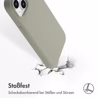 Accezz Liquid Silikoncase mit MagSafe Apple iPhone 15 - Cooper Green