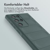 imoshion EasyGrip Backcover Samsung Galaxy S22 Ultra - Dunkelgrün