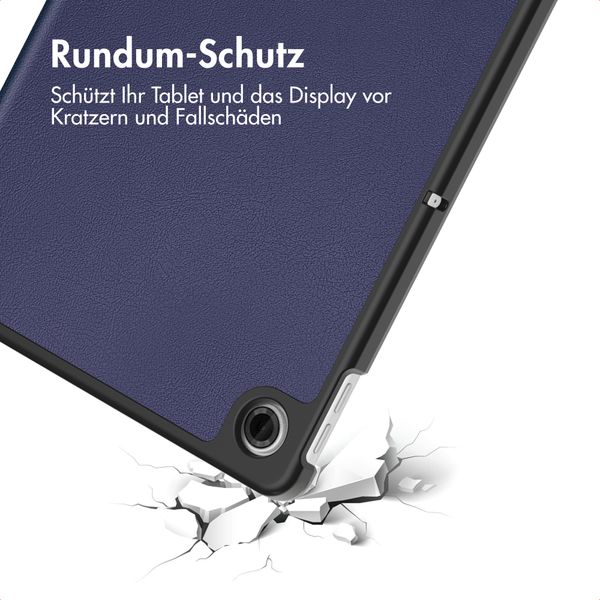imoshion Trifold Klapphülle Lenovo Tab (2025) - Dunkelblau