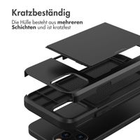imoshion Backcover mit Kartenfach Apple iPhone 12 Pro Max - Schwarz