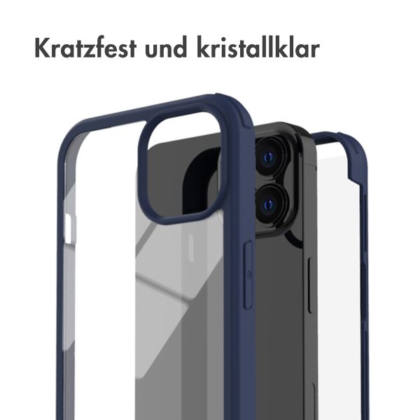 Accezz ﻿360° Rundumschutzhülle für das iPhone 13 Pro - Blau