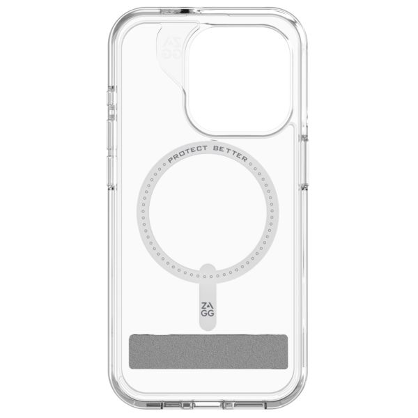 ZAGG Crystal Palace Snap KickStand Case mit MagSafe für das iPhone 15 Pro - Transparent