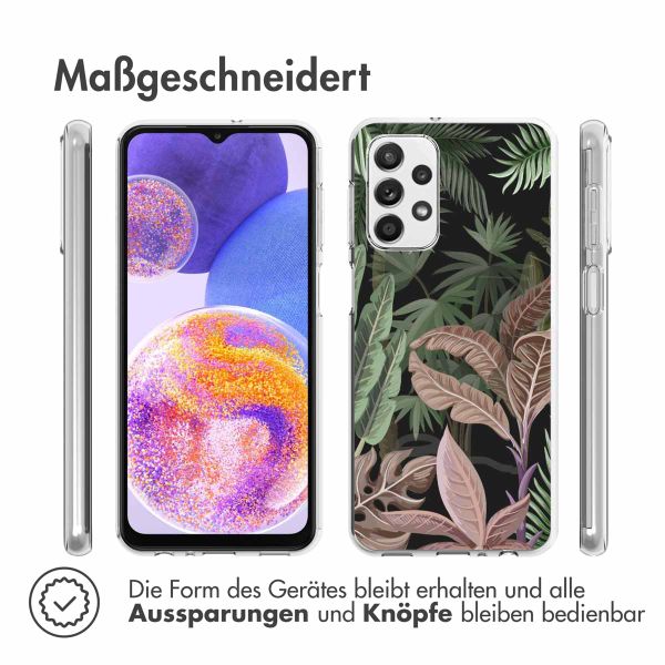 imoshion Design Hülle für das Samsung Galaxy A23 (5G) - Dark Jungle