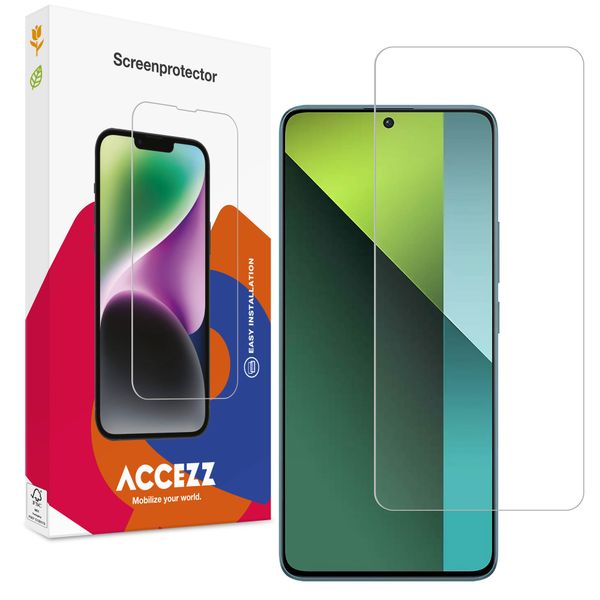 Accezz Screen Protector aus gehärtetem Glas für das Xiaomi Redmi Note 13 Pro (5G) / Poco X6 - Transparent