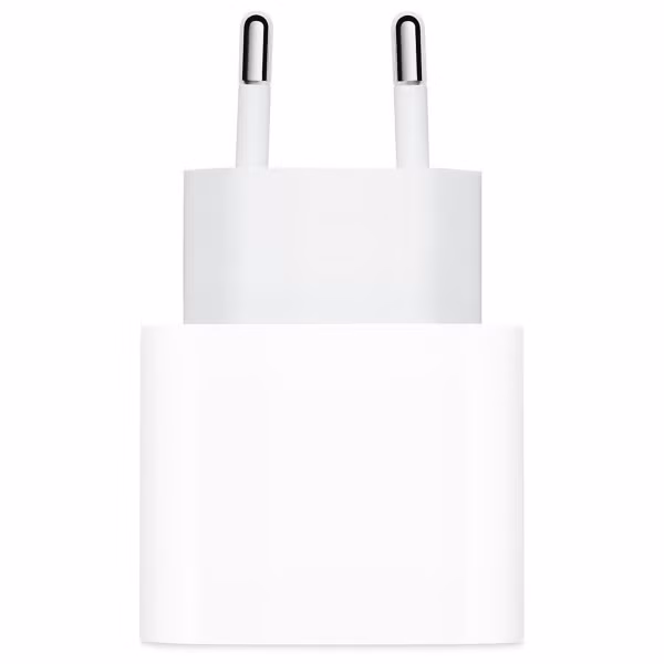 Apple Original USB-C Power Adapter 20 Watt + Original USB-C auf USB-C Ladekabel - 2 Meter - Weiß
