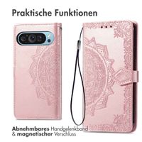 imoshion Mandala Klapphülle für das Google Pixel 9 / 9 Pro - Rose Gold