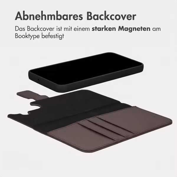 imoshion Herausnehmbare 2-in-1 Luxus-Bookcase Samsung Galaxy S26 - Braun