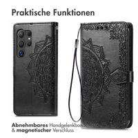 imoshion Mandala Klapphülle Samsung Galaxy S24 Ultra - Schwarz