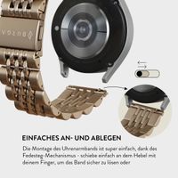 Burga Edelstahlarmband 20-mm-Universalanschluss - Chic Royal - Gold