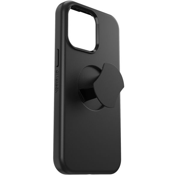 OtterBox Otter + Pop Symmetry Backcover für das Apple iPhone 15 Pro Max - Schwarz