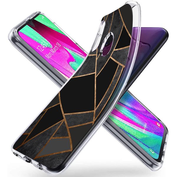 imoshion Design Hülle für das Samsung Galaxy A40 - Black Graphic