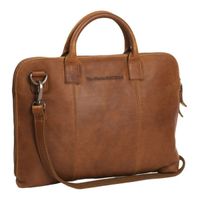 The Chesterfield Brand Harvey Laptoptasche 14 Zoll - Echtes Leder - Cognac