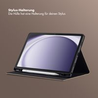 Selencia Riva Klapphülle Samsung Galaxy Tab A9 Plus - Beige